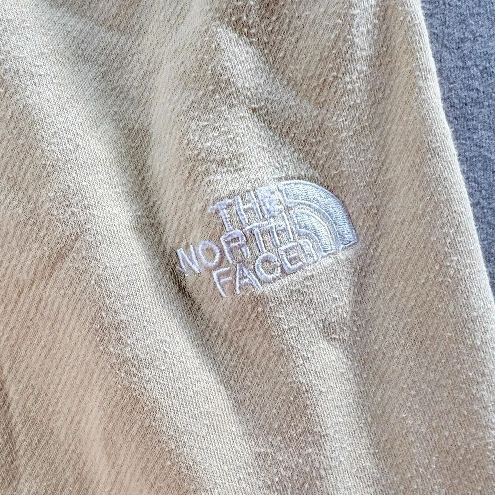 The North Face Men's M Off White Fleece Jogger Sweatpants Pants Comfy Camping